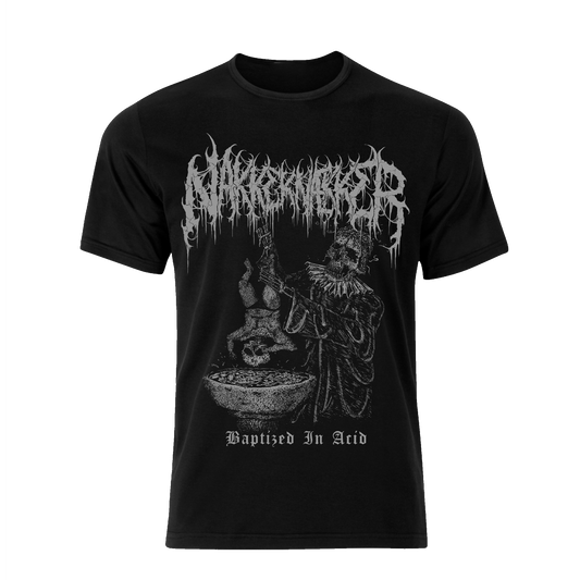 Nakkeknaekker baptized in acid t-shirt (black)