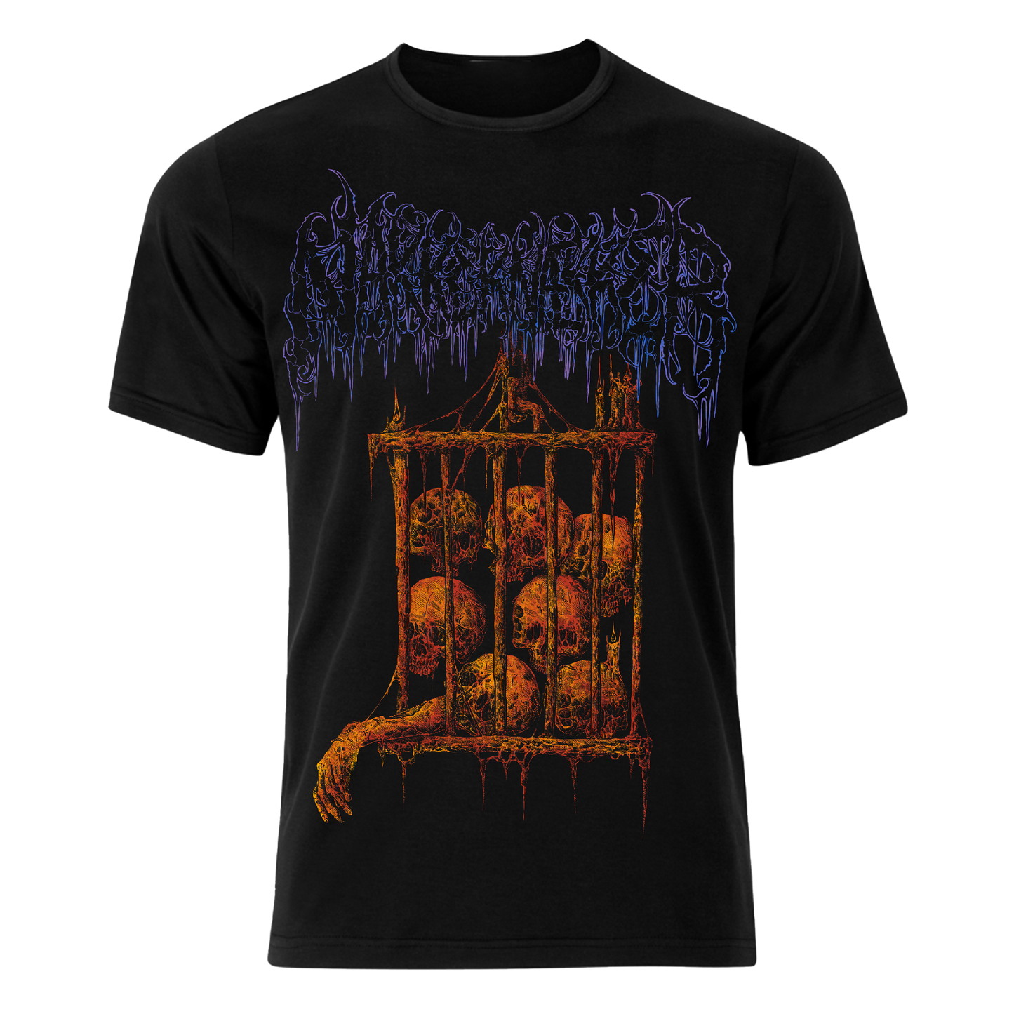 Nakkeknaekker "cage" t-shirt (black)